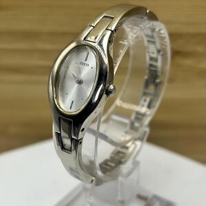 Guess Watch Women Silver Tone Oval Dial Stainless in Box Water Resistant